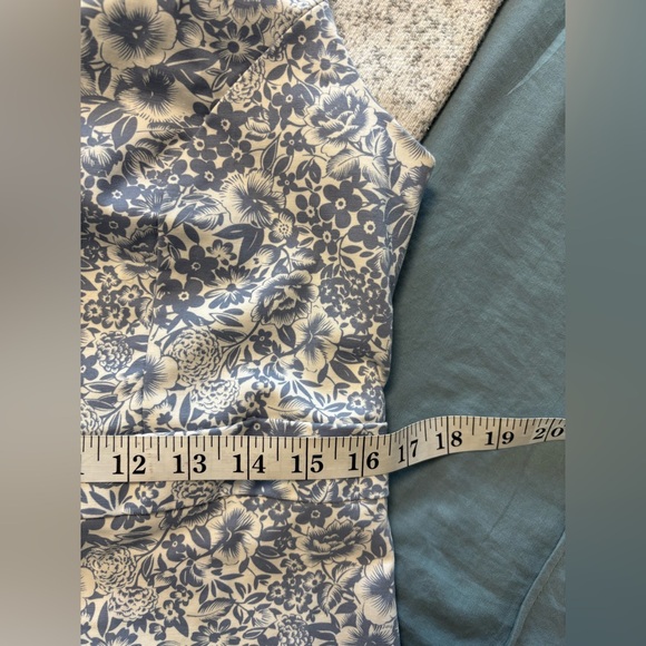 European Floral Blue and White Dress - Picture 11 of 11